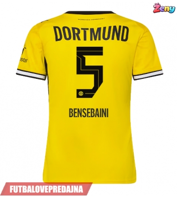 Lacne Ženy Futbalové dres Borussia Dortmund Ramy Bensebaini #5 2026-27 Krátky Rukáv - Domáci